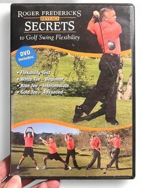 Roger Fredericks Reveals SECRETS to Golf Swing Flexibility DVD -